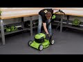 Storing Folding Your Lawn Mower Operator Guide
