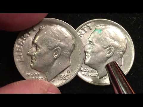 US 1985 P Dime - 700 million made - Franklin D. Roosevelt - United States - Philadelphia Mint Coin