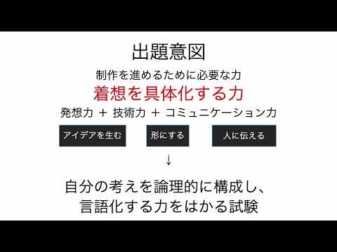 表現力試験説明 小論文