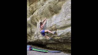 Video thumbnail of Spiderman, 7c+. Peak District