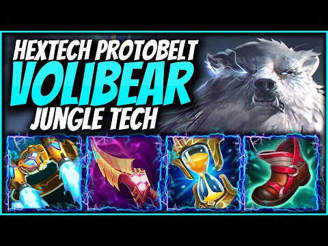 HEXTECH PROTOBELT VOLIBEAR JUNGLE IS INSANE! | League of Legends Season 12 Jungle Volibear Gameplay