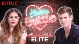 Spanish vs. English Flirting with the Cast of Elite | Charm Battle | Netflix