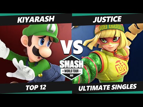 SWT NA West RF Top 12 - Kiyarash (Luigi) Vs. Justice (Min Min) SSBU Ultimate Tournament