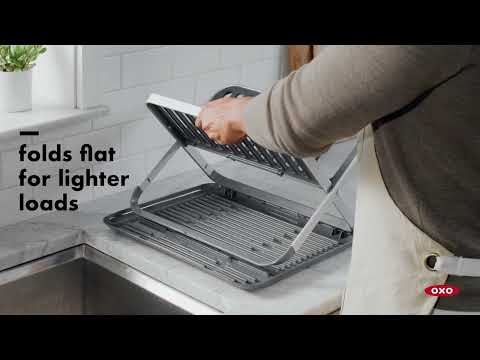 OXO Stainless Steel Countertop Dish Rack & Reviews