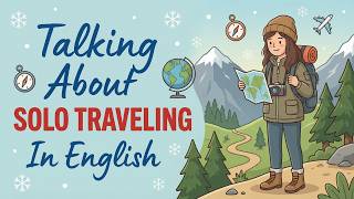 Talking About Traveling Alone in English | Easy English Podcast for Beginners