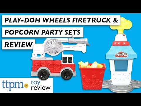 Check Out Play-Doh Wheels Firetruck & Play-Doh Kitchen Creations Popcorn Party Reviews from Hasbro