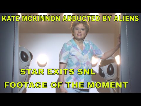 KATE MCKINNON leaves SNL being ABDUCTED BY ALIENS Final Encounter Cold Open