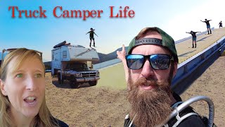 Boondocking Empire Pass: Full Time Truck Camper Living | DestinatioNow S4 Ep 71