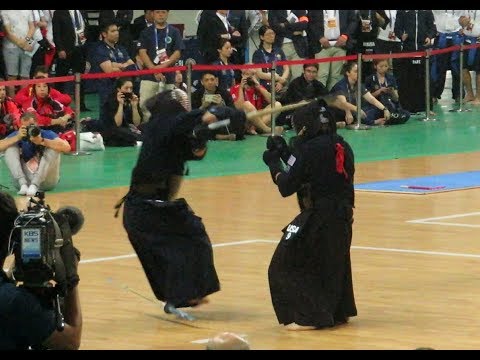 17th World Kendo Championships Round2 NISHIMURA vs. WANG(USA)