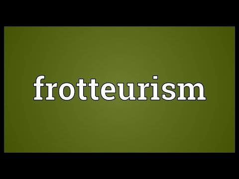 Frotteurism Meaning