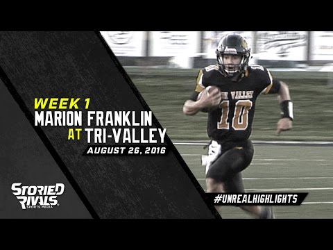 HS Football: Marion-Franklin at Tri-Valley [8/26/16]