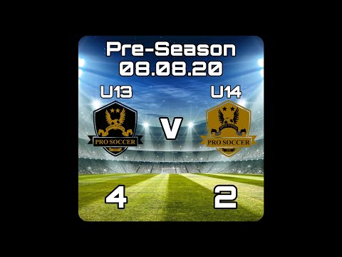 U13 Pro Soccer ‘Orange’ 4-2 U14 Pro Soccer Pre-Season 08.08.20
