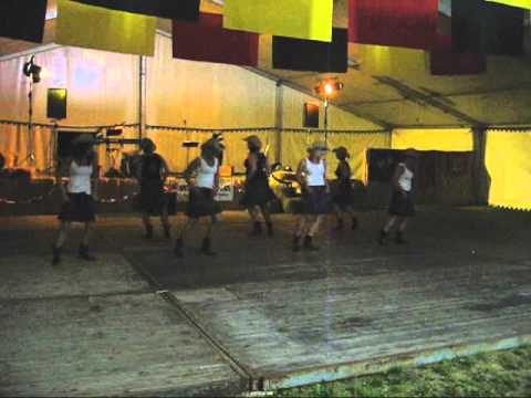 1. Linedanceabend am Holzmühlteich beim Moorbad Harbach 30. Juni 2012