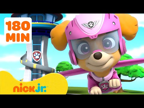 PAW Patrol Skye's Best Rescues & Adventures! #4 🚁 180 Minutes | Nick Jr.