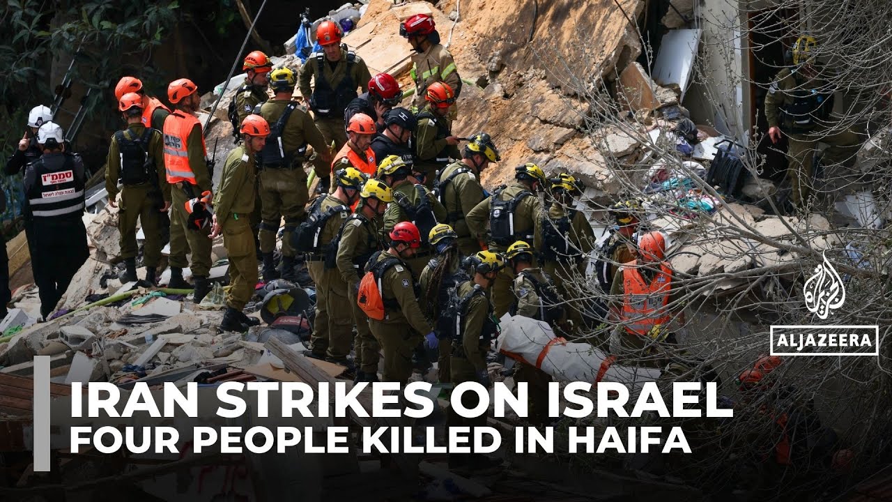 Iranian missile hits Haifa residential building in Israel, killing 4 and injuring at least 20
