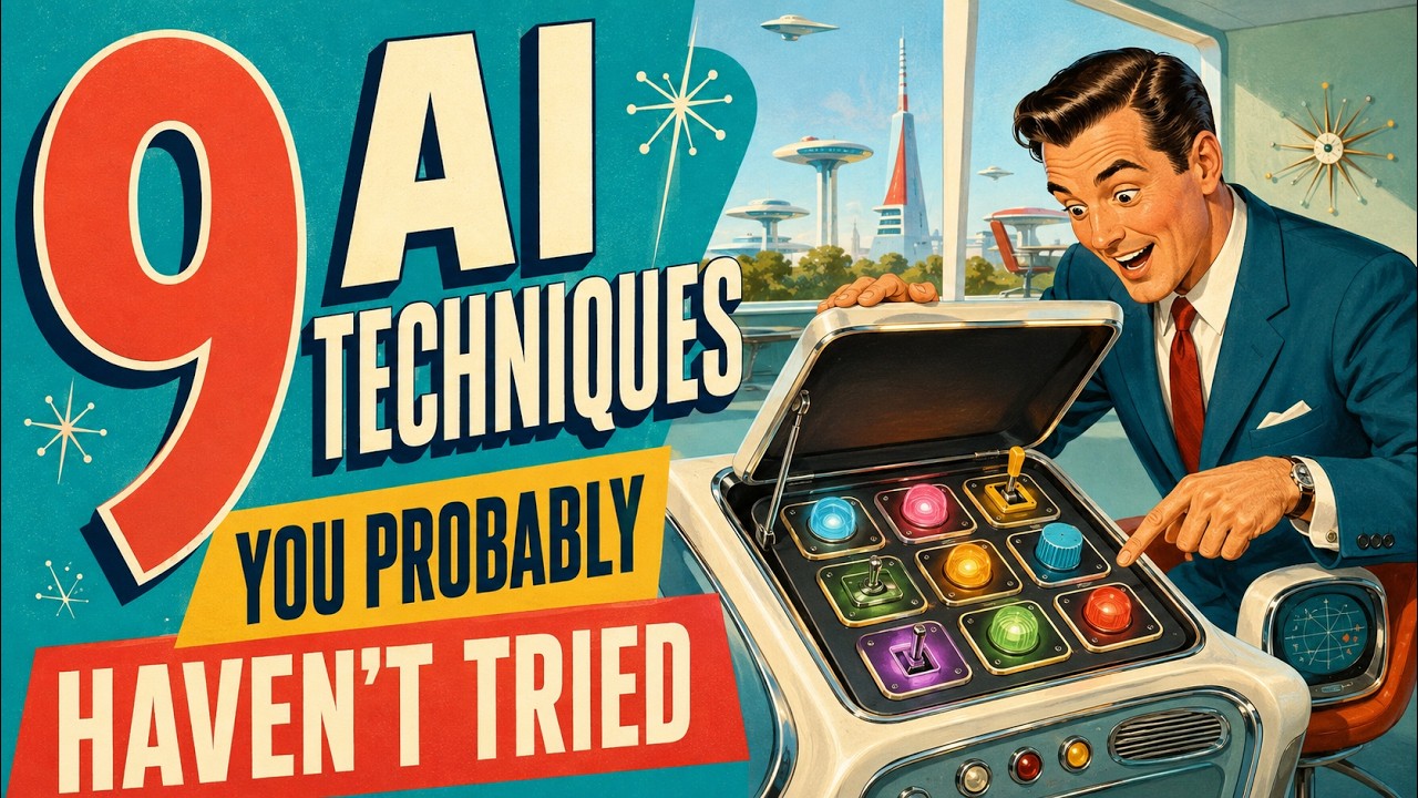 9 AI Techniques You Probably Haven't Tried