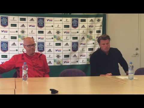 Presskonferens efter Ängelholms FF - Degerfors IF (2016-07-02)