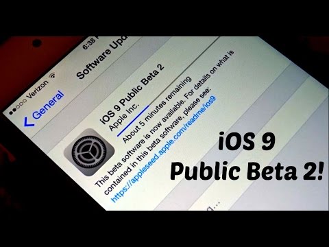 iOS 9: Public Beta 2