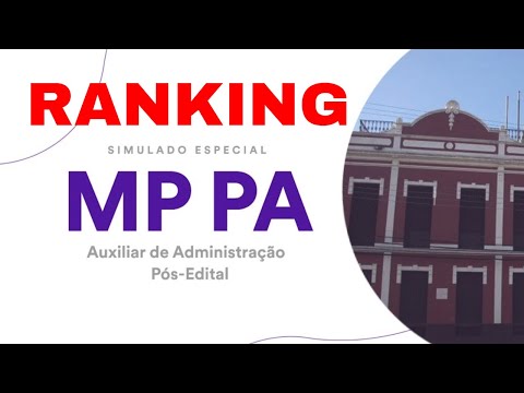 MP-PA: RANKING DO SIMULADO DO ESTRATÉGIA