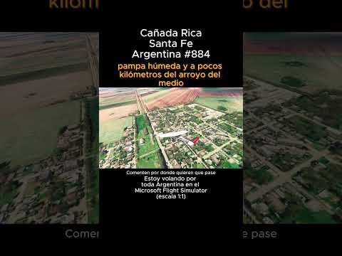 Cañada Rica, Santa Fe desde el Microsoft Flight Simulator #cañadarica #santafe #msfs #joaha45
