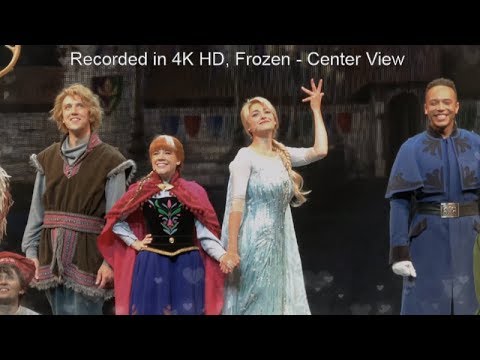 [4K HD] Frozen Live at the Hyperion Theatre  Center View!!