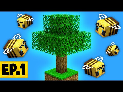 Minecraft Sky Bees | A NEW GENERATION OF SKYBLOCK! #1 [Modded Questing Skyblock]