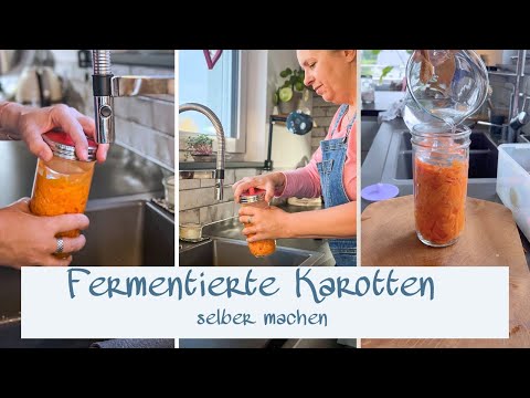 Karotten fermentieren | Probiotisches Powerfood | Gesundes für den Darm