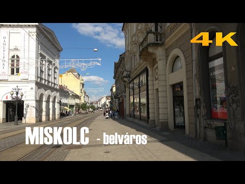 [4K] Walk in Miskolc - Belváros