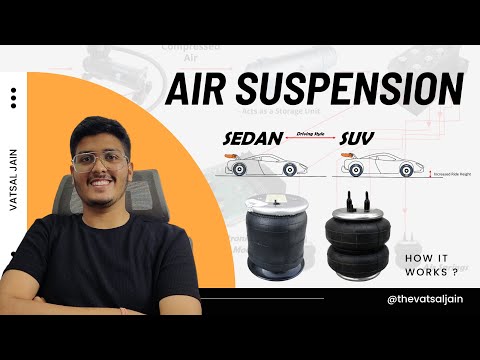 Part of a video titled How it works ? | Different Components of Air Suspension - YouTube