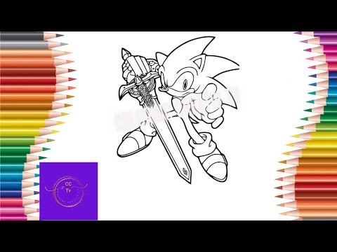 Sonic and the black knight Coloring Pages #sonic #videocoloringpages