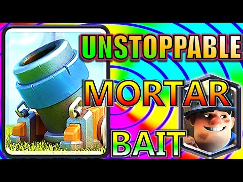 Best Mortar Bait Deck In Top 100 Ladder | PRO TIPS AND DETAILED EXPLANATION | Clash Royale |