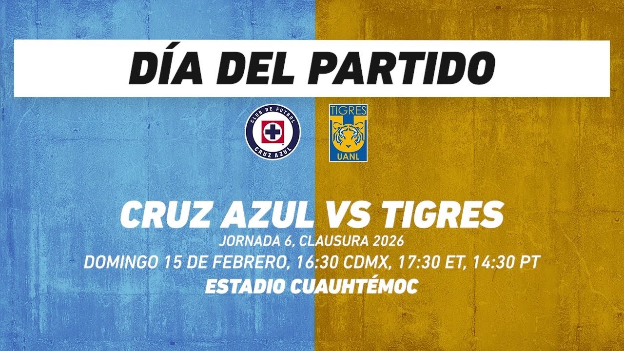 Cruz Azul vs Tigres, frente a frente: Liga MX