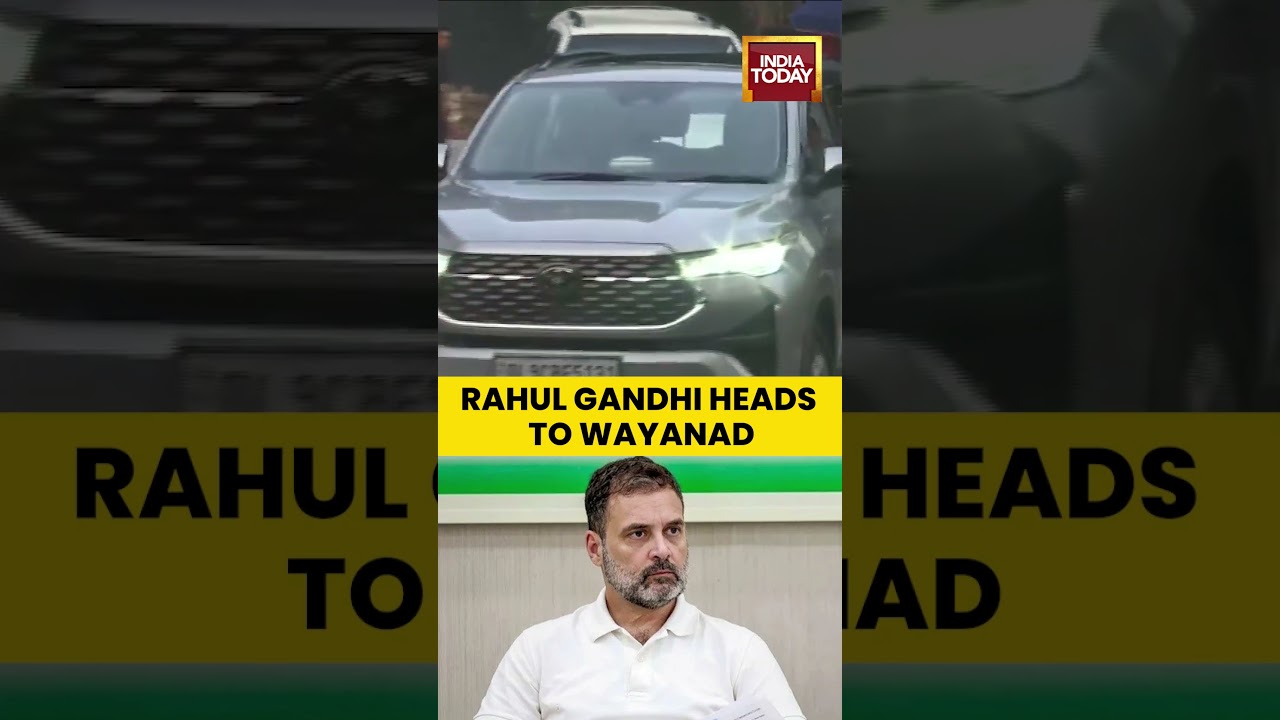 Rahul Gandhi Leaves for Wayanad | Congress MP & Lok Sabha LoP Departs from Delhi Residence