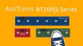 Video thumbnail for AirTurn BT200S Customizable Wireless Footswitch by AirTurn