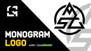 Download lagu TUTORIAL MEMBUAT MONOGRAM LOGO DENGAN CORELDRAW | simple design | yunus namikze mp3