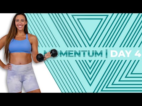 40 Minute Biceps Chest and Back Workout | Level 1 | MOMENTUM - Day 4