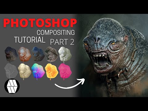 PHOTOSHOP Compositing - Tutorial Part2 - Full Tutorial