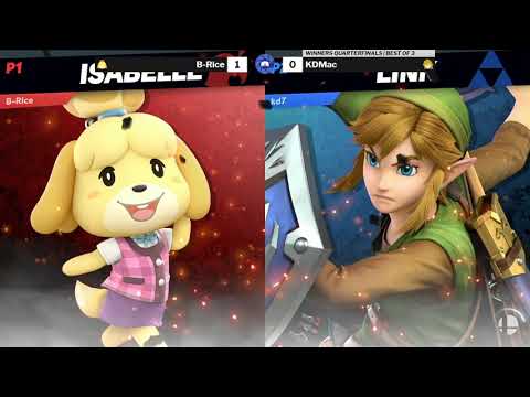 TSL 204 SSBU Winners Quarterfinals - B-Rice (Isabelle) vs KDMac (Link)