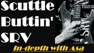 Scuttle Buttin' - SRV lesson by Asa ( Blues & Advanced concepts ) Standard Tuning!