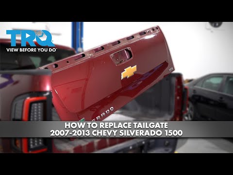 How to Replace Tailgate 2007-2013 Chevrolet Silverado 1500