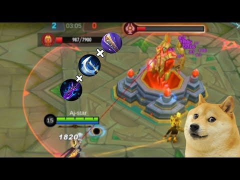 Natan ရဲ့ Push build လေး နောက်ဆုံးမှာထည့်ပေးထားတယ် 😗 #mlbb #natan