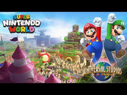 SUPER NINTENDO WORLD TRAILER 2017!