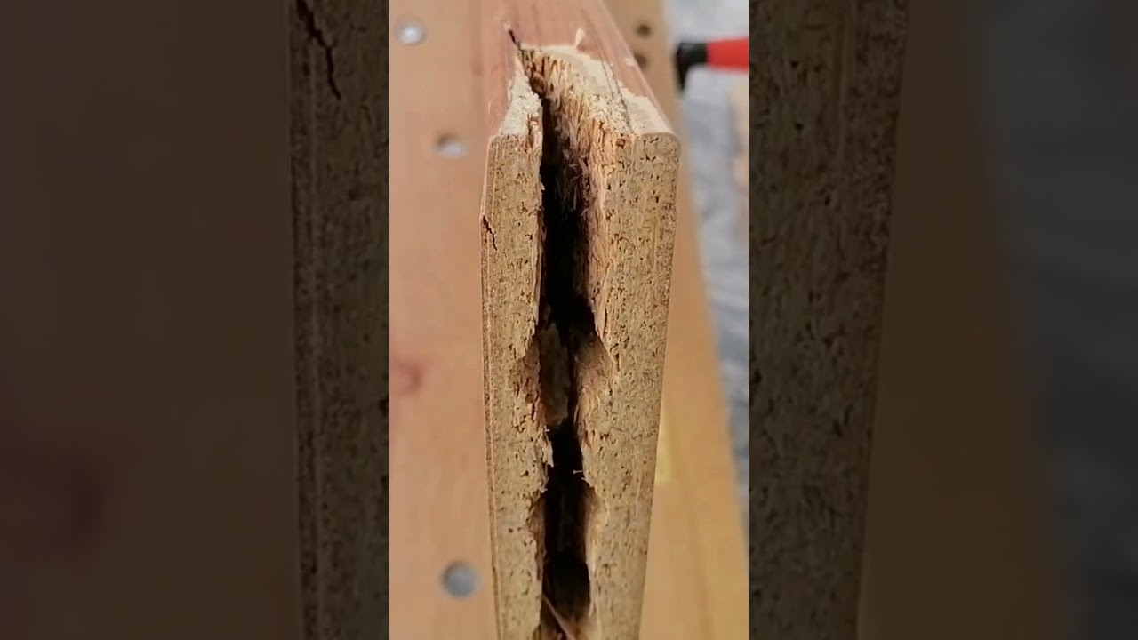 #SHORTS Madera destrozada. Reparación milagrosa.