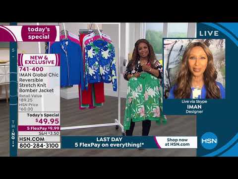 HSN | IMAN Global Chic Fashions 03.28.2021 - 11 AM