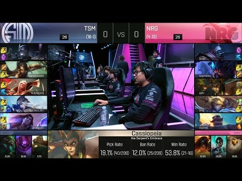 TSM vs NRG Game 1 Highlights - TEAM SOLOMID vs NRG ESPORTS NA LCS Week 9 Summer 2016