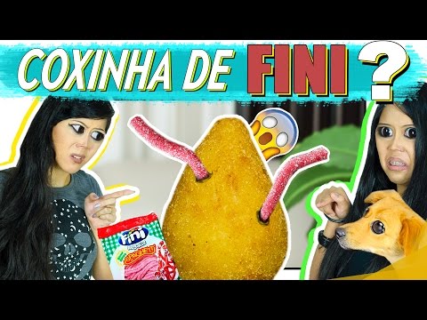 COMI COXINHA DE FINI! - COXINHA CHALLENGE | Blog das irmãs Video
