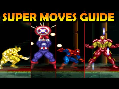 Marvel Super Heroes War of the Gems All Super Moves Guide - How to Do Them?