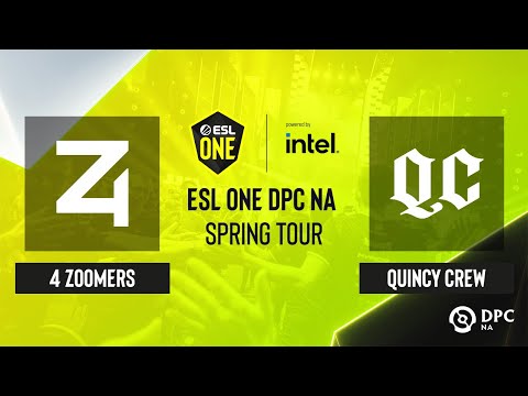 Dota2 - Quincy Crew vs 4 Zoomers - Game 2 - ESL One DPC NA Spring