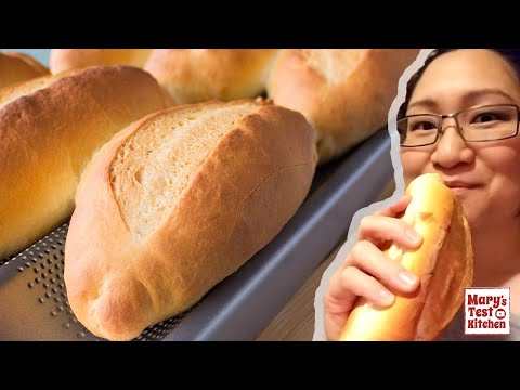 How to Make BANH MI (Vietnamese Baguettes) | AIRY inside CRISPY outside!