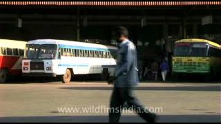 Karnataka State Road Transport Corporation bus stand or Majestic bus stand, Bangalore